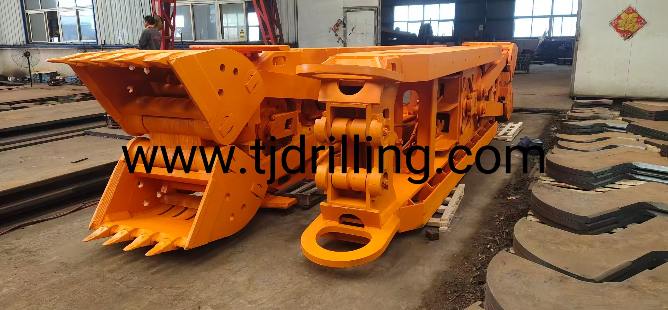 1000mm Mechanical Diaphragm Wall Grabs 2800mm Width for Diaphragm Wall Piles Used on Lieb-Herr HS855HD Crane