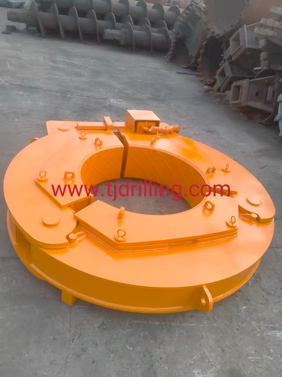 1200mm Hydraulic Casing Clamp with 1000mm and 880mm Insert Used for Hold Double Wall Casing in Cased Bored Pile Foundati