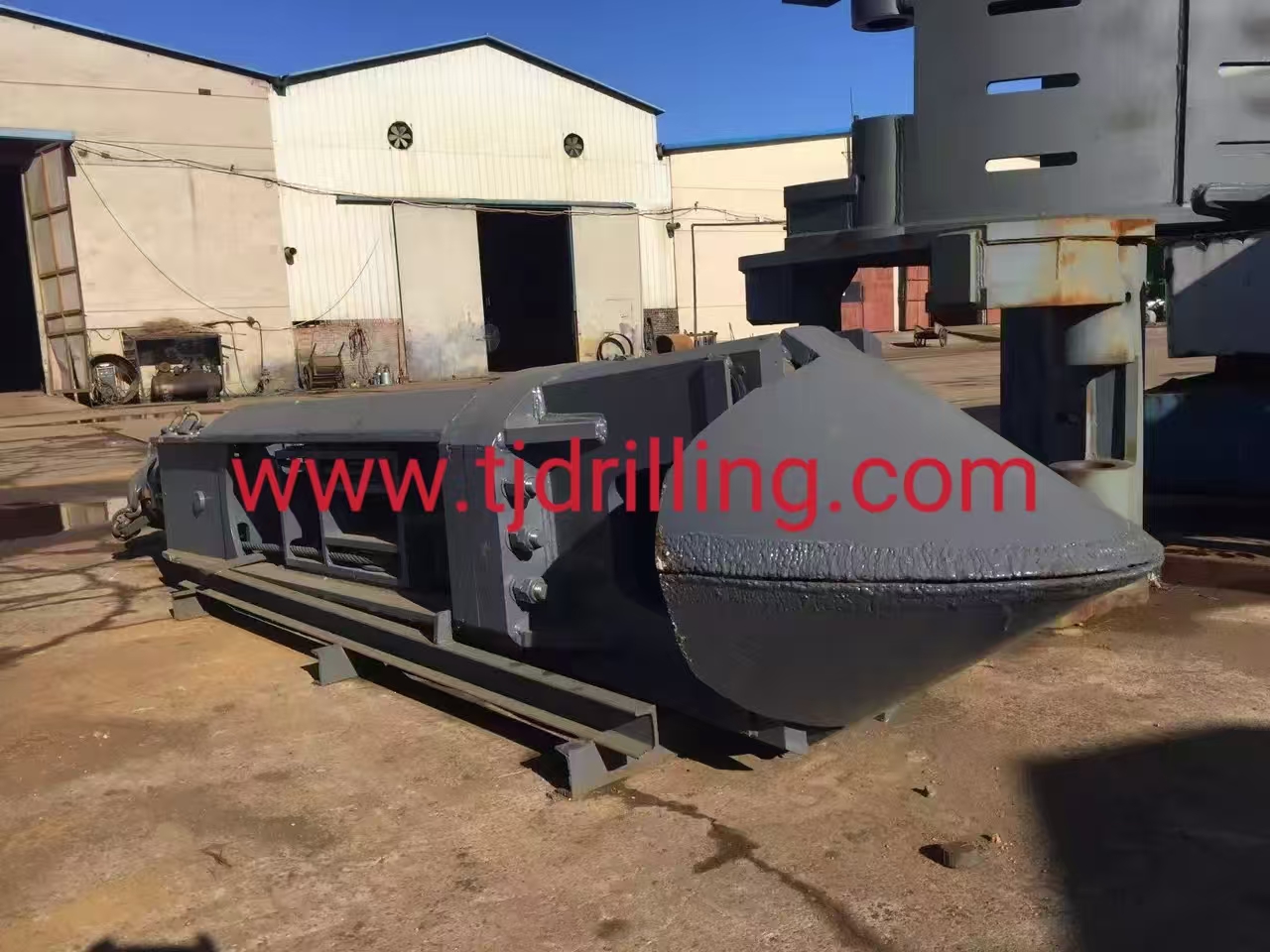 760mm Hammer Grab Used Inside of Od880/800mm Double Wall Casing Used Together with Hydraulic Casing Oscillator for Bored