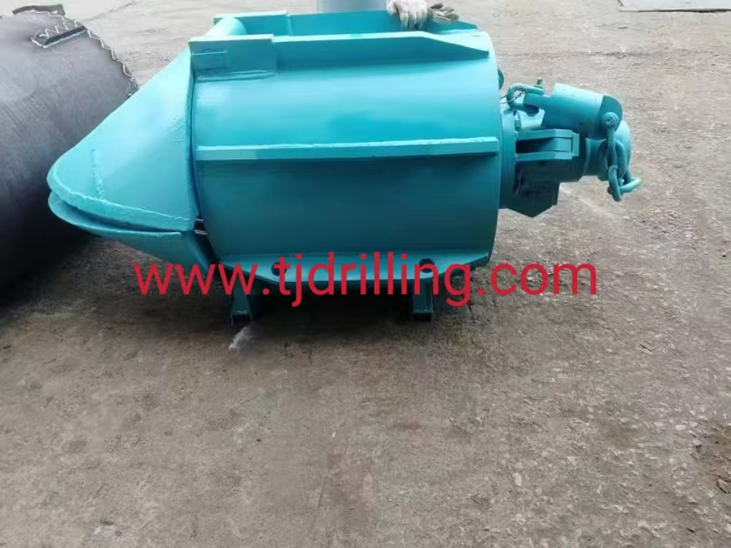 1000mm Short Type Hammer Grab Used Together with Casing Rotator Used for Low Headroom Space