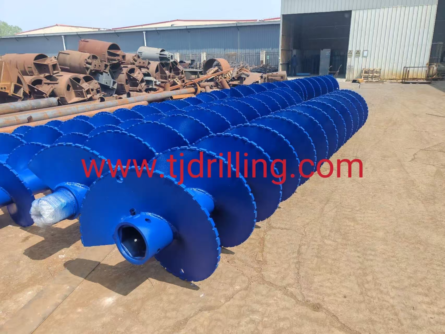 900mm cfa auger with soilmec cfa hexagonal joint xhd5 used on soilmec sr65 drill rig for Continuous Flight Auger CFA pil