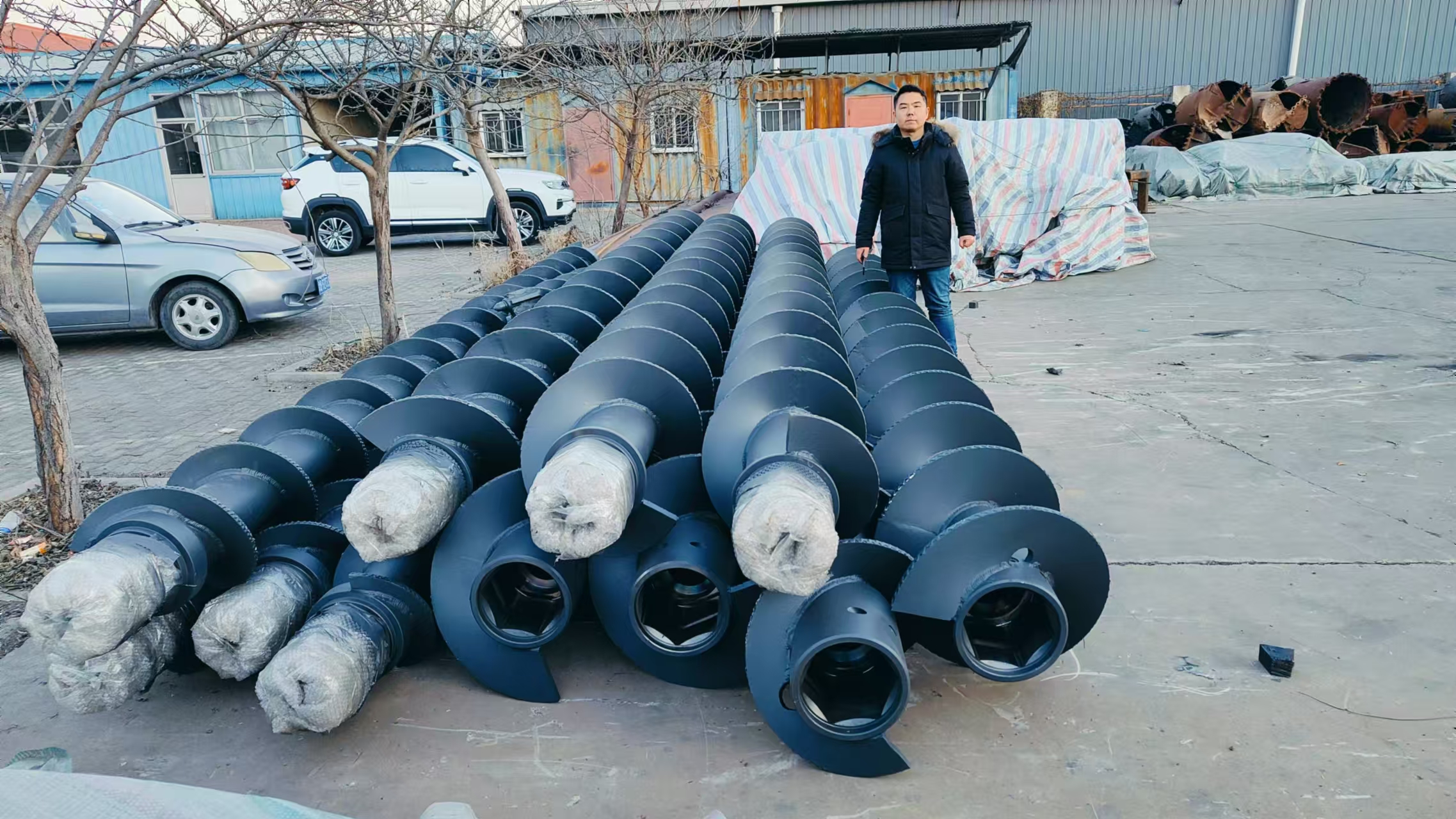 600mm pilotes tipo tornillo CFA CON SOILMEC CFA ACOPLAMIENTO HD5para soilmec sr45 diámetros que oscilan entre 300 y 1200