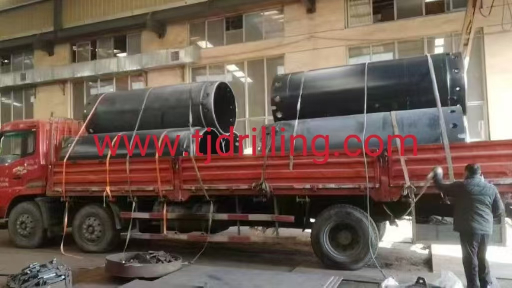 1200/1120mm double walled casings with leffer-screw connections used on liebherr-LB24 rotary drill rig for cased bored p
