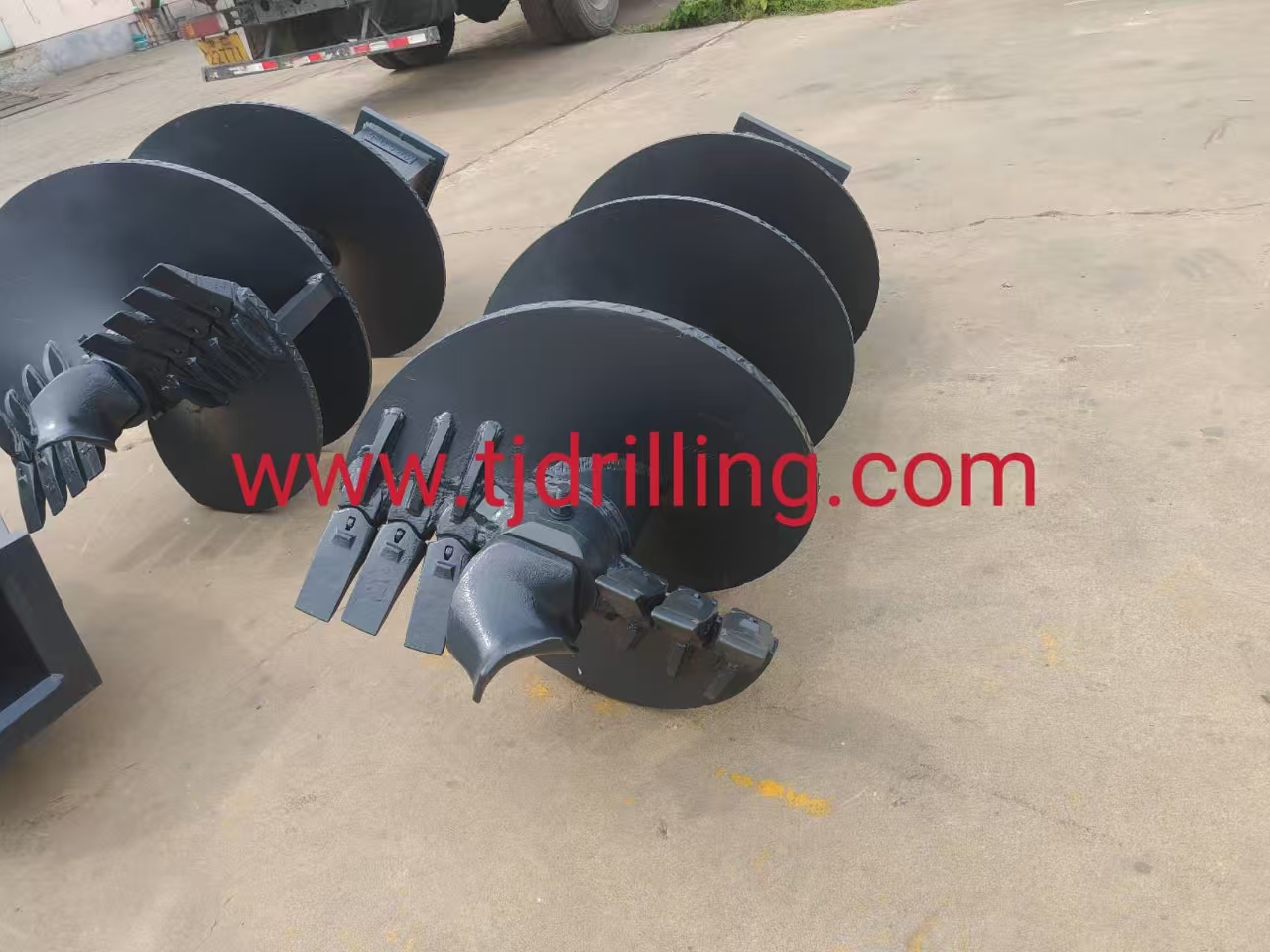 800mm double cut soil auger with soil teeth 25t for bored pile foundation work