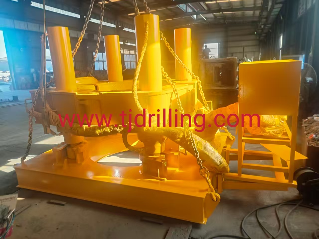 1200mm hydraulic casing puller used for pull out double wall casing in cased bored pile foundation work