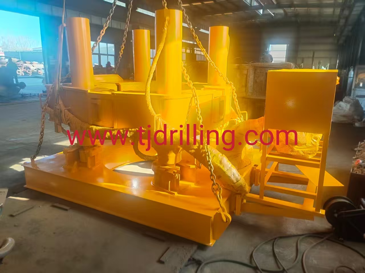 1200mm hydraulic casing extractor with electricity motor power pack used for pull out od1200mm double wall casing during