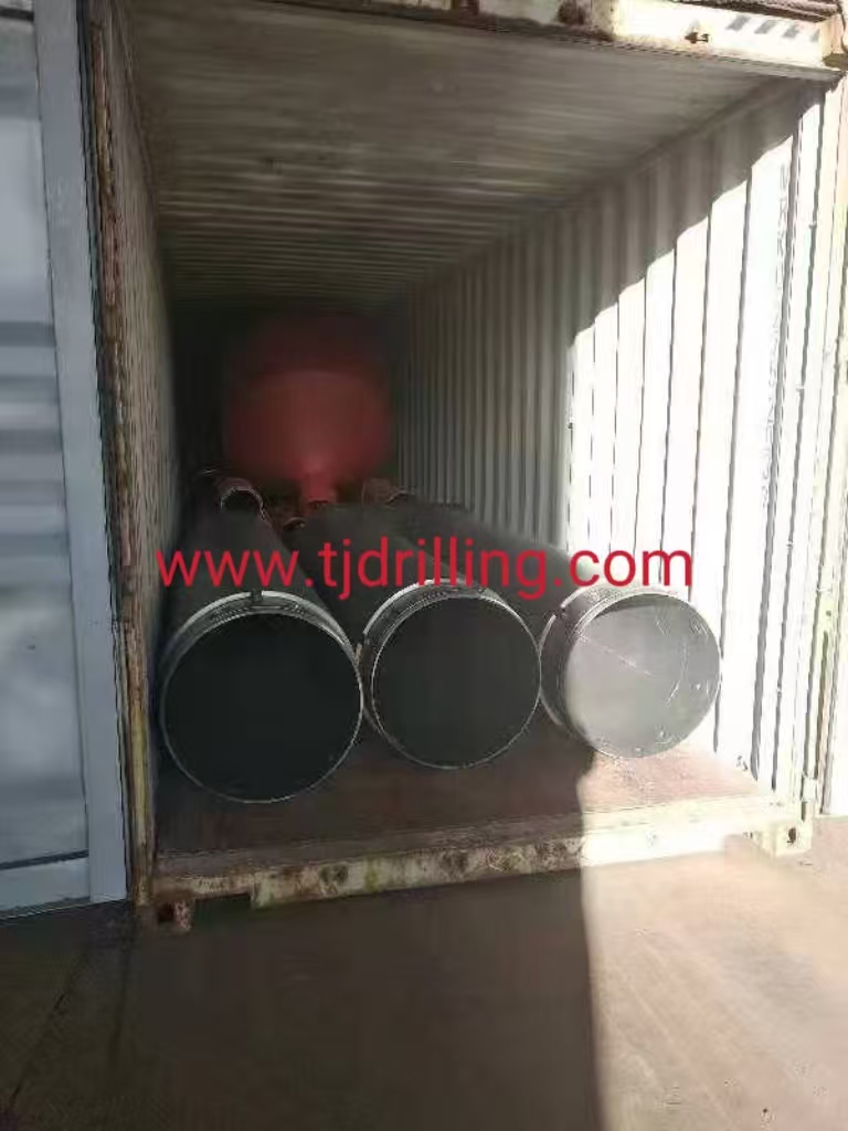 800mm Double Wall Casing Pipe with Soilmec-Screw Joint Used on Soilmec Sr60 Rotary Drill Rig for Secant Pile Foundation 