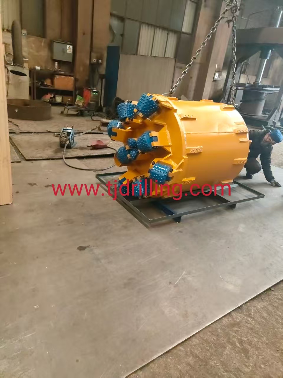 1200mm RCD full face drill head used for air lift reverse circulation drilling pile foundation work
