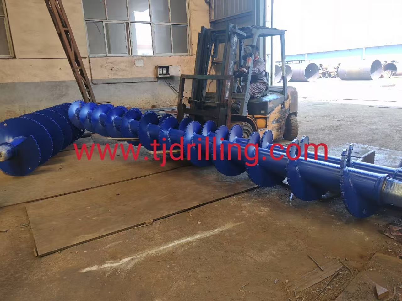 Xhd5*600MM  CFA  AUGER  WITH  SOILMEC  cfa  coupling  xhd5 used on soilmec  sf55  cfa rig for  cfa  pile