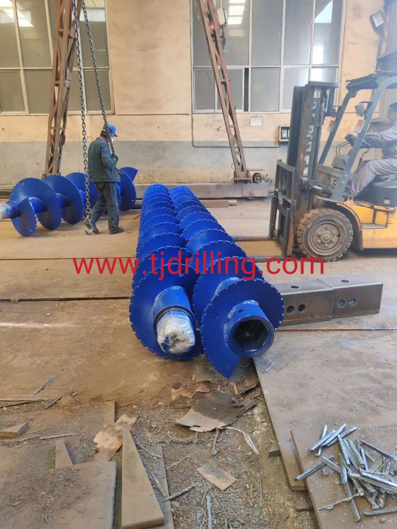 600MM  CFA  AUGER  WITH  SOILMEC  cfa coupling xhd5 used on soilmec  sr45  cfa  rig  for  cfa  pile