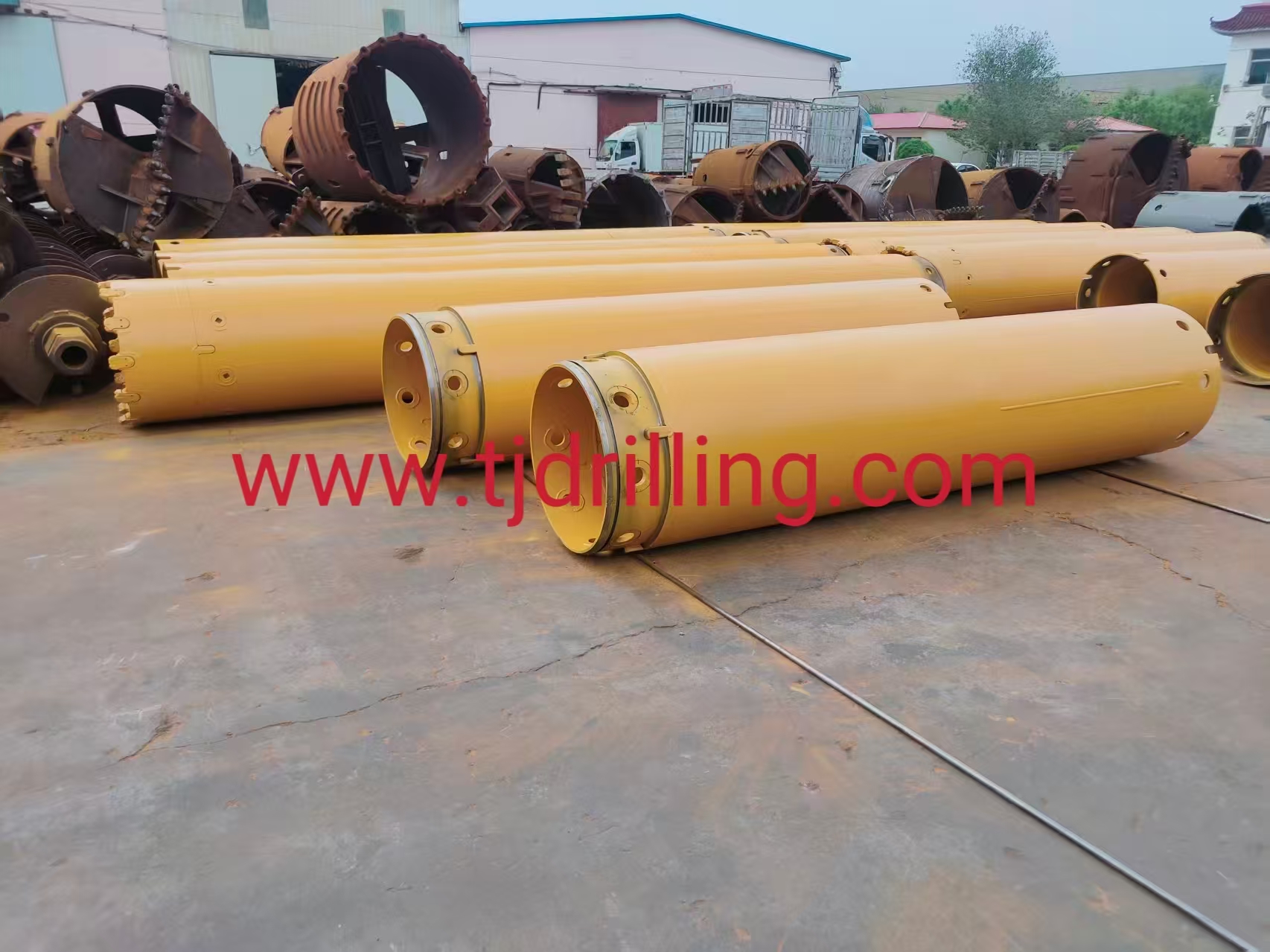880/800mm single wall casing pile with bauer-screw joint thickness 20mm for soilmec sr45 drill rig for cased bored pile 