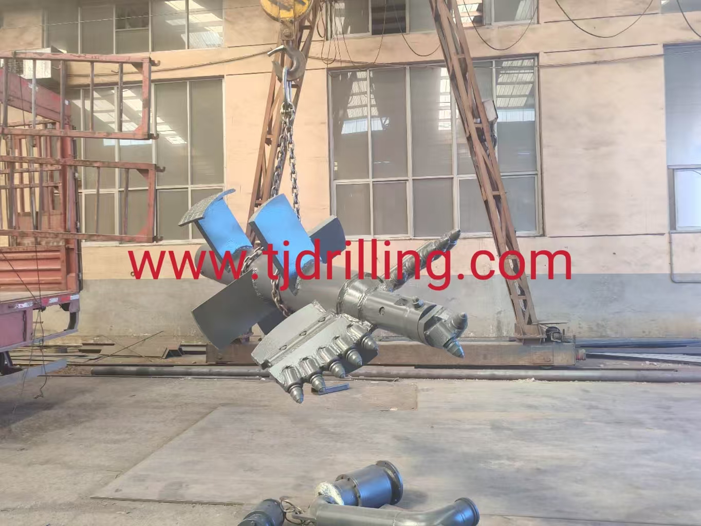 1000mm deep soil  mixing auger with bauer-cfa coupling 254mm used on bauer-bg15 rotary rig for deep soil mixing pile