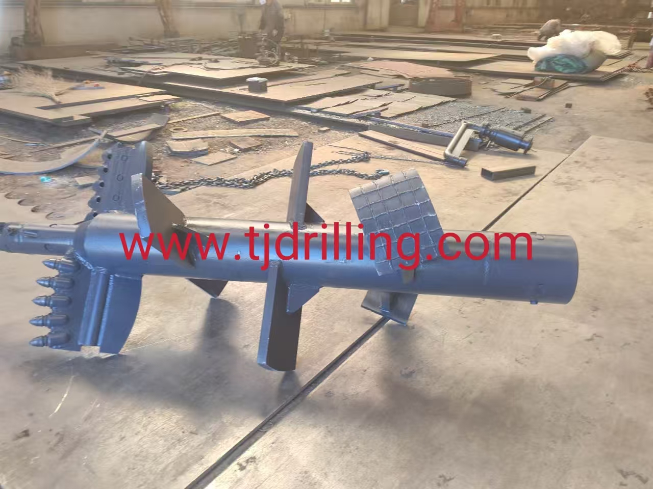 1000mm dsm tools with  cfa coupling hd4  used on soilmec sr30  rotary drill rig for deep soil mixing pile