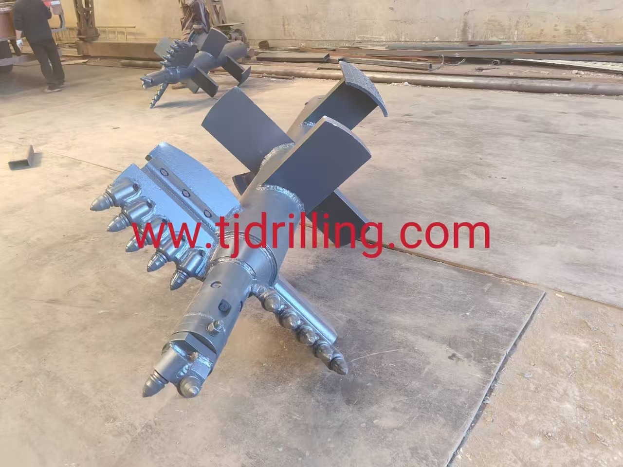 1000mm deep soil  mixing auger with   coupling hex160 used on casagrande b175 rotary rig for deep soil mixing pile