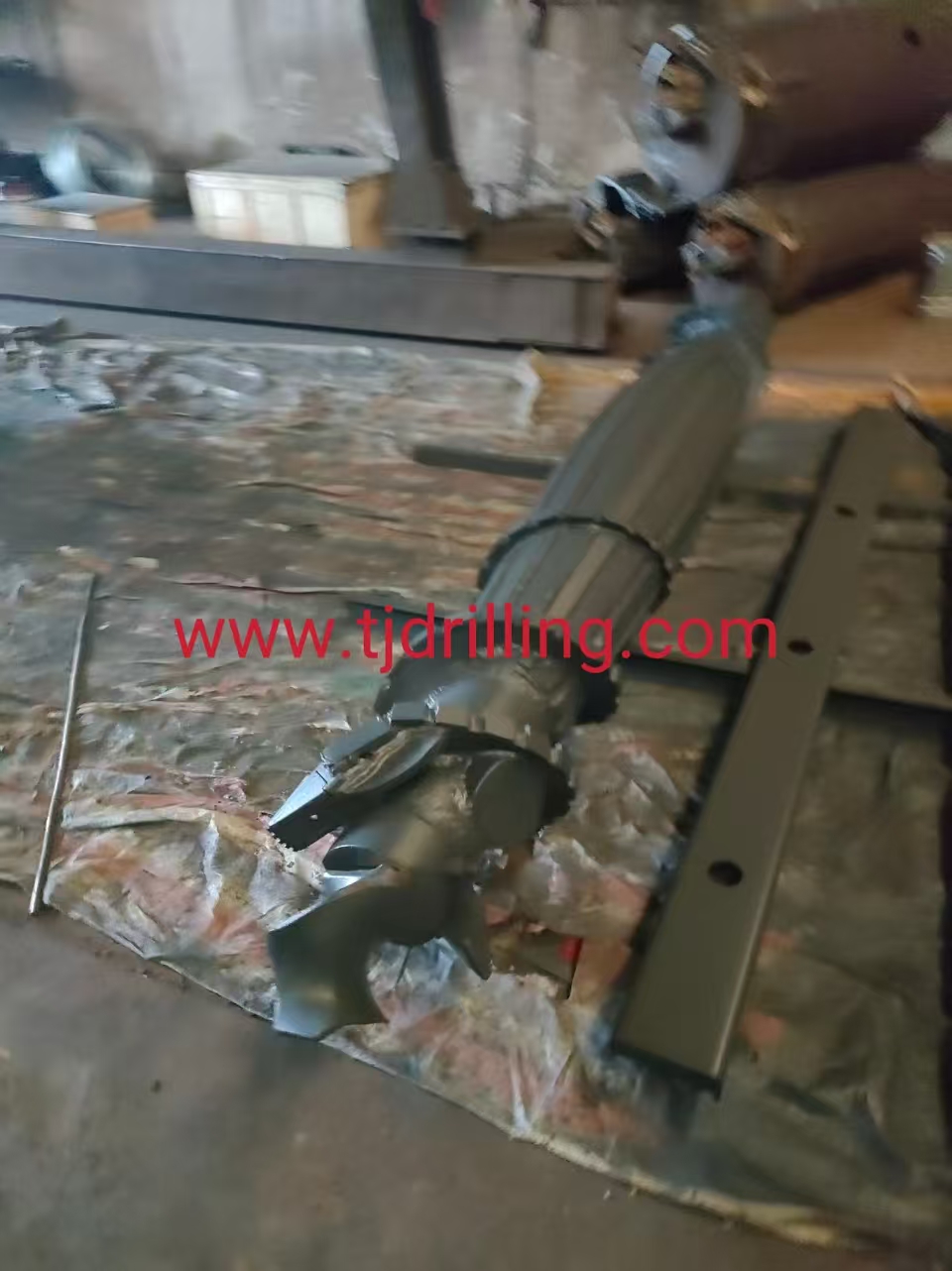400mm Full Displacement Pile Auger with bg28 cfa connector 254mm match bauer-bg28 drill rig for full displacement pile