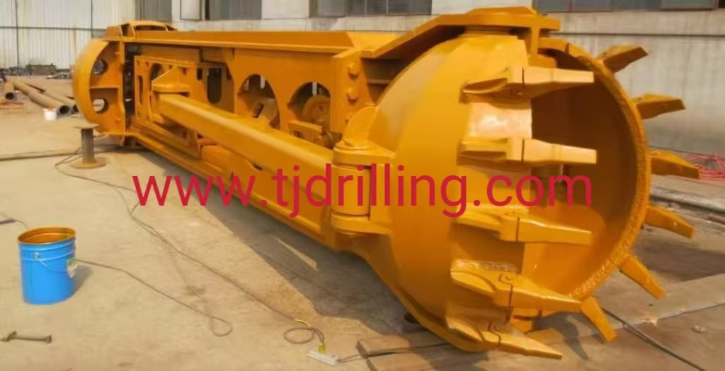 1200mm Spherical Grab Used with Casing Rotator for Bored Pile Foundation Work