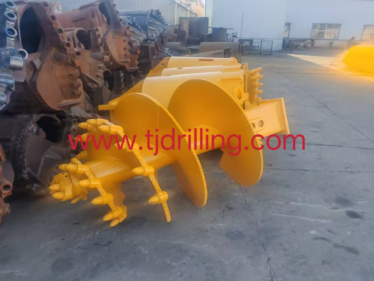 1000mm Double cut rock drilling auger used for bauer-bg24 rig  for bored pile foundation work