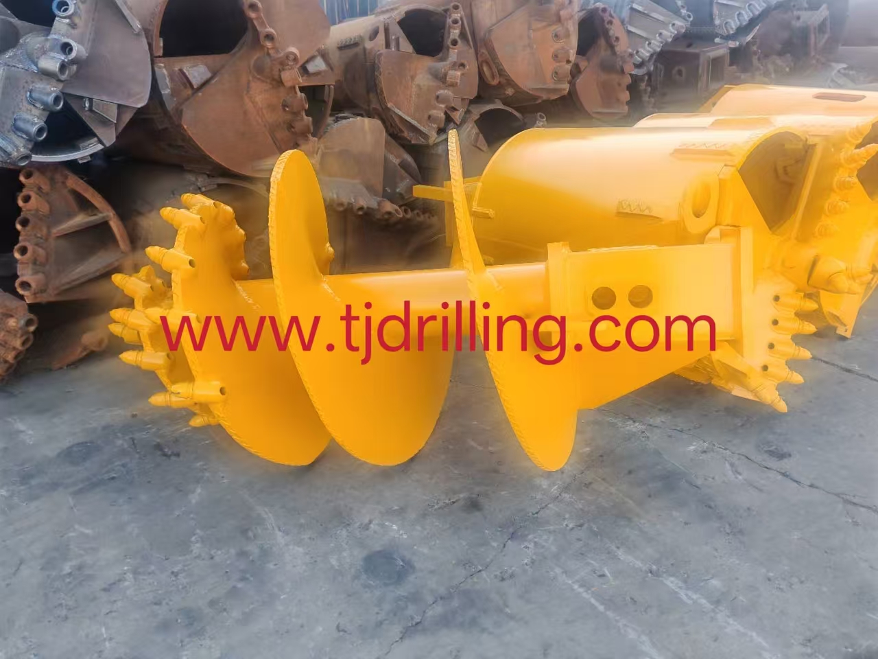 how to choose double cut rock auger?1000mm bored pile rock auger