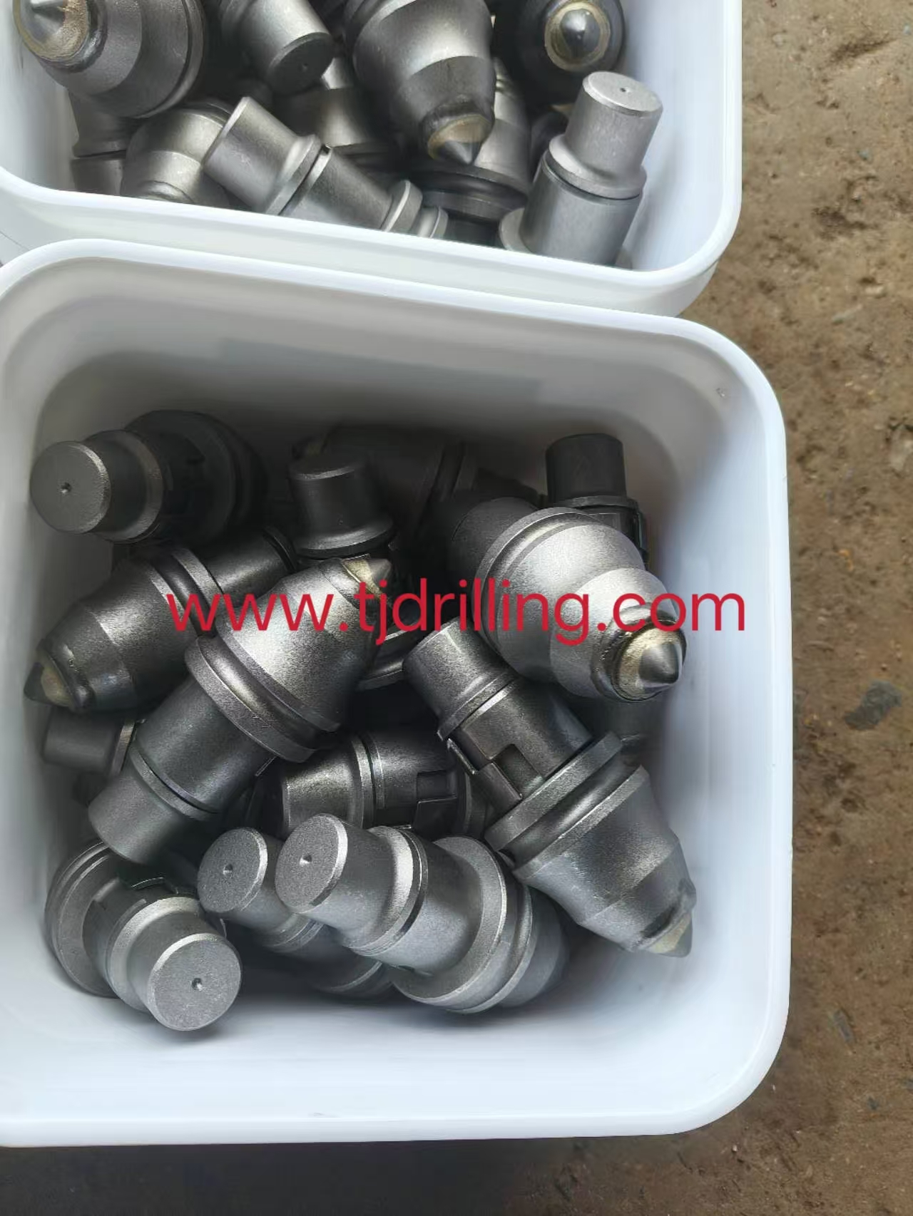 Round shank chisel b47k22h for bauer-bg rock drill bucket for pile foundation work