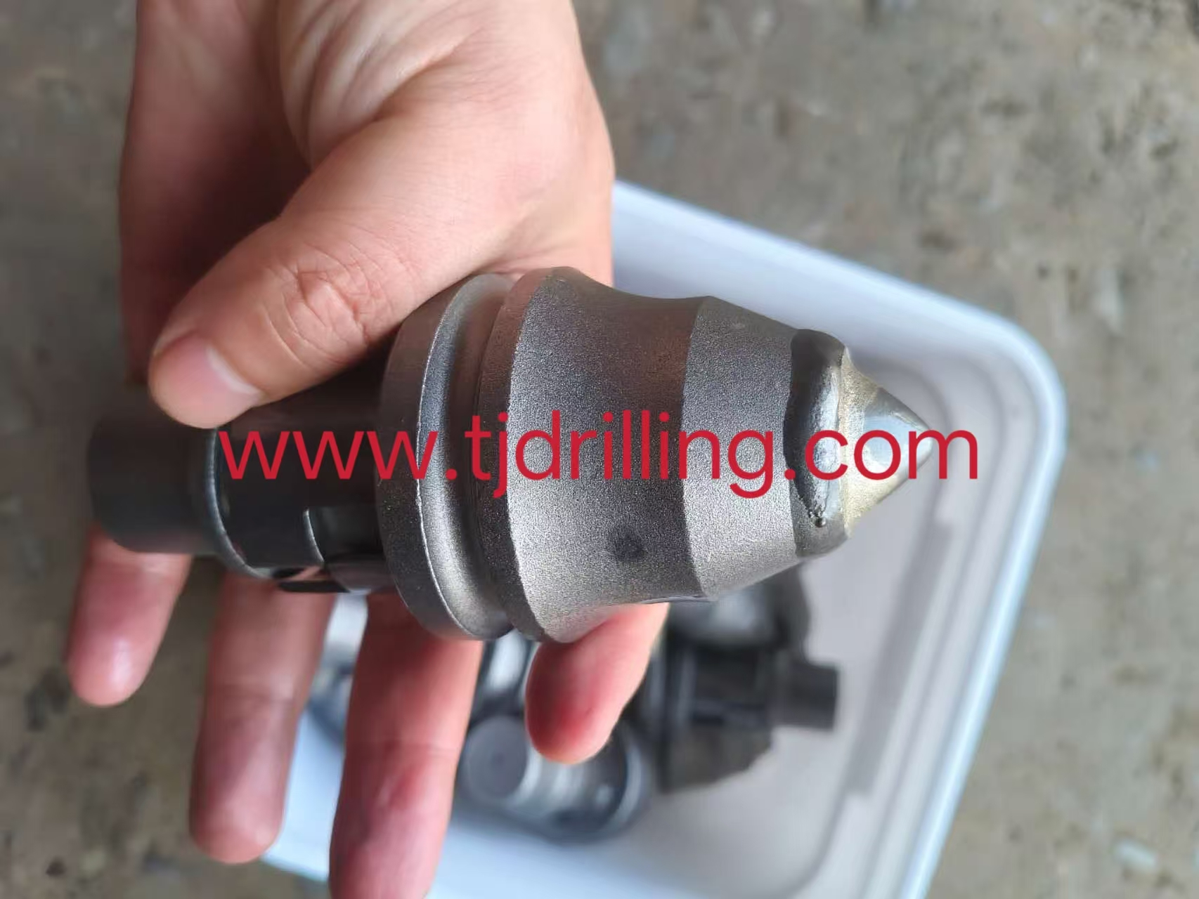 Drilling tips b47k22h for bauer-bg rock drill bucket for pile foundation work