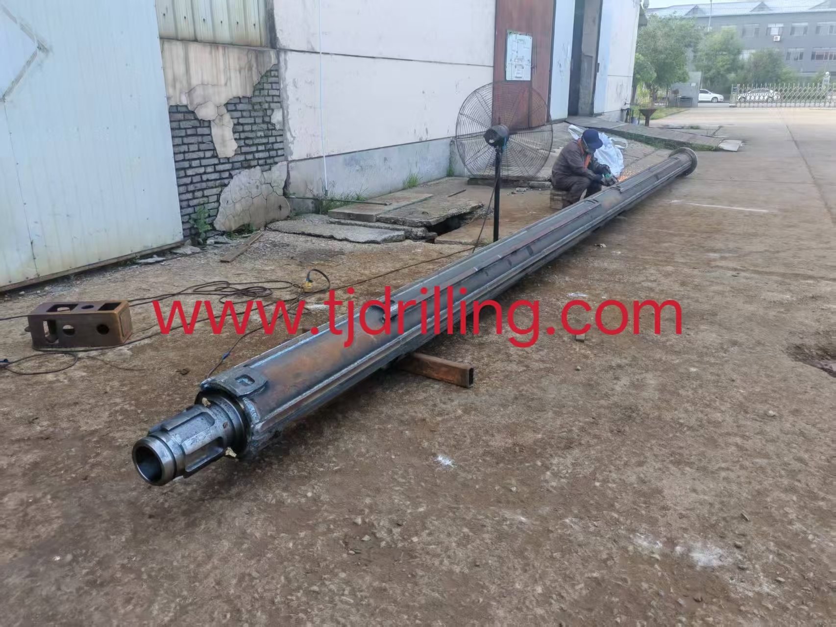 cfa kelly extension sleeve OD419mm 8m length with cfa connector 368mm used on bauer-bg28 cfa drill rig