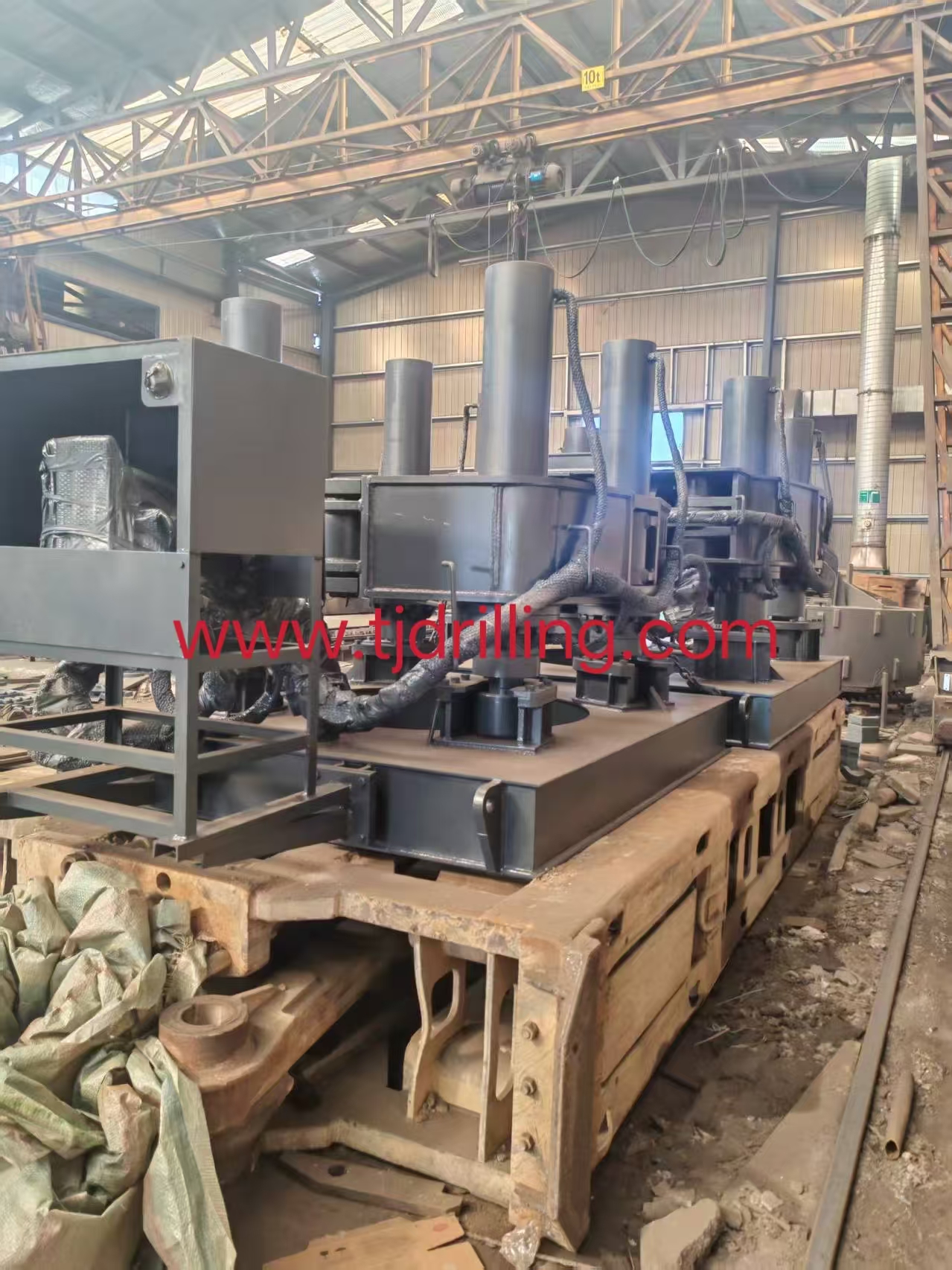 1500mm Hydraulic Casing Extractor with Diesel Engine Power Pack Used for Secant Pile Foundation Work