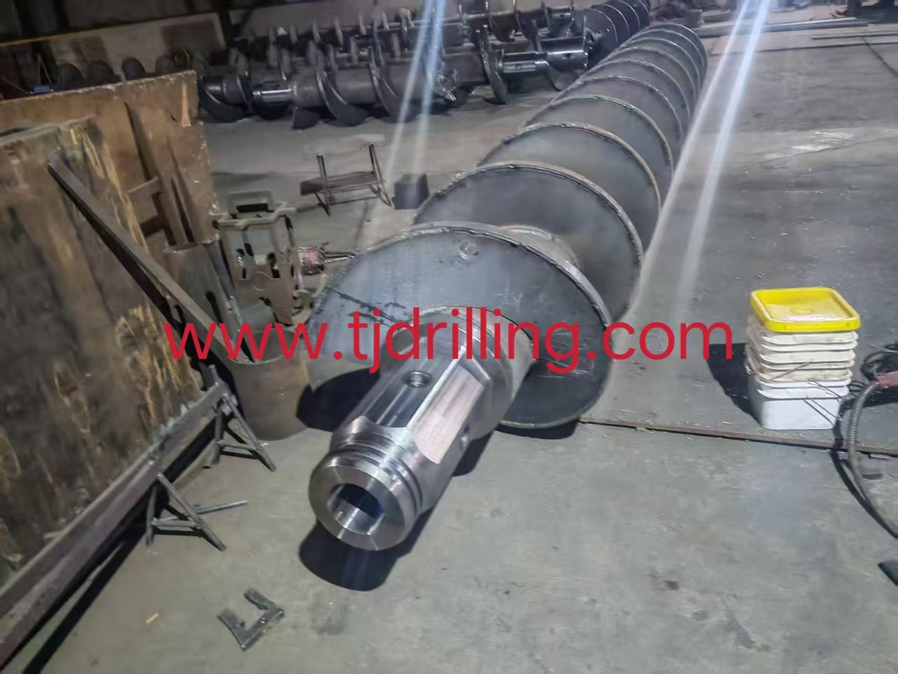 450mm cfa auger with CFA octagonal connector sw150 match Liebherr-LB20 drill rig for cfa pile
