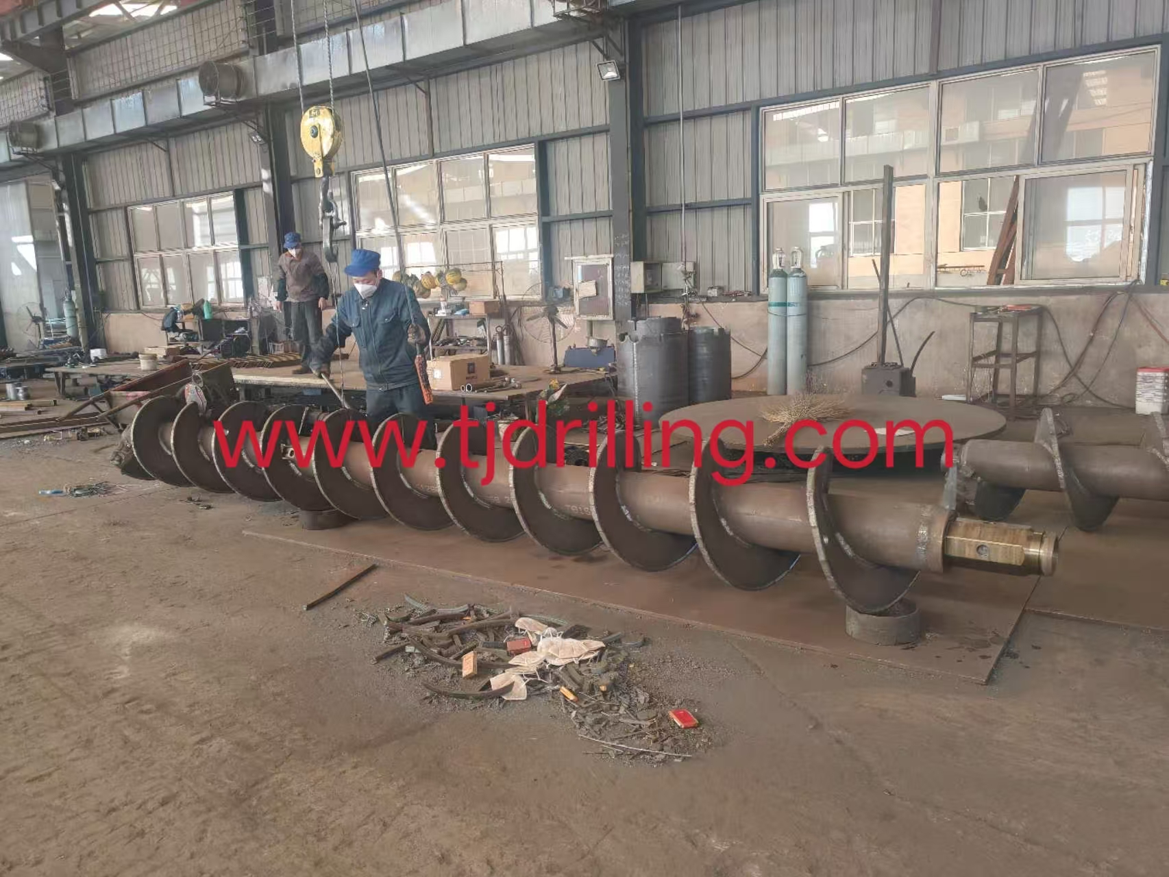 750mm cfa auger with CFA octagonal connector sw200 match Liebherr-Lb35 drill rig for cfa pile