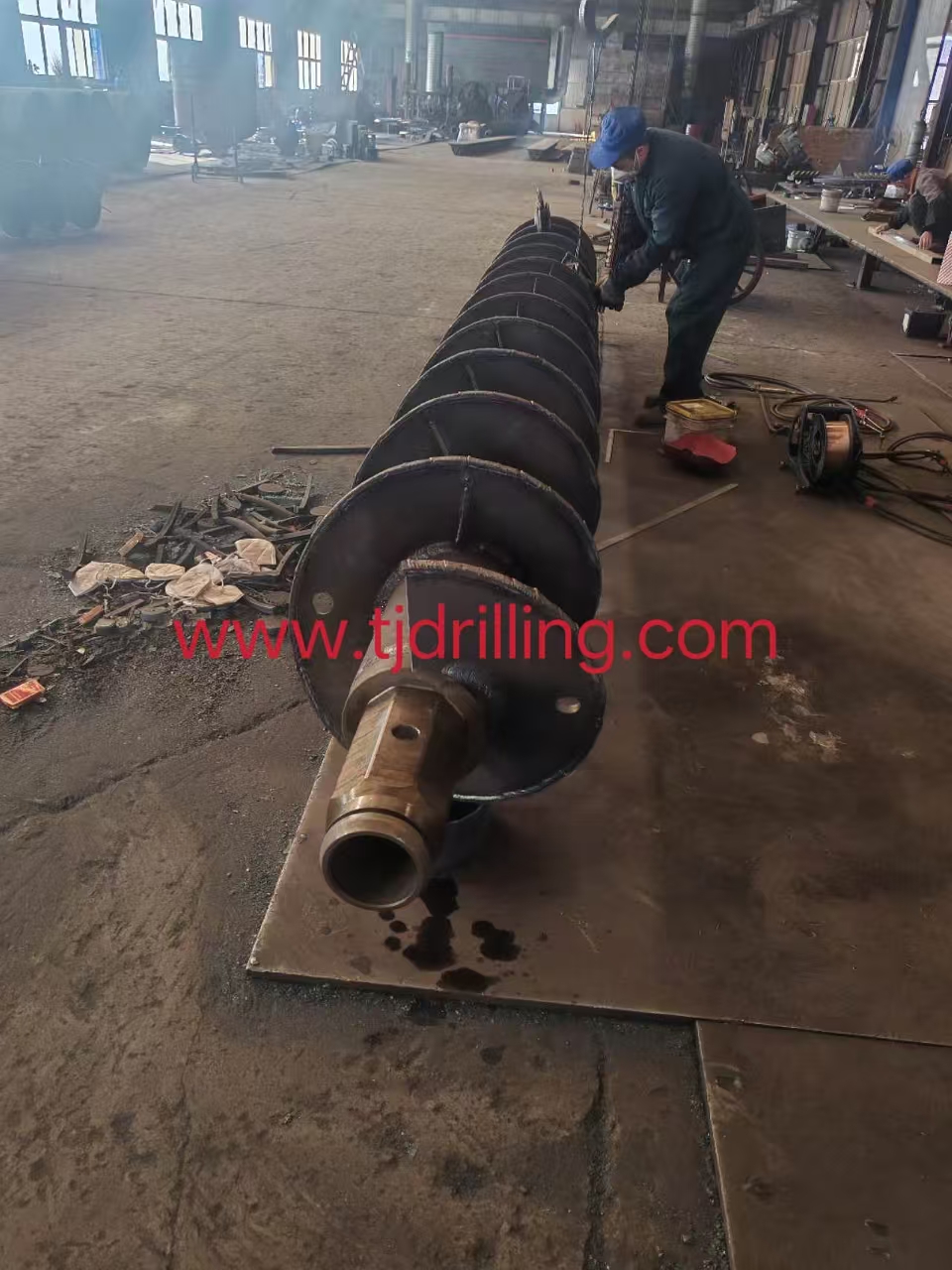 600mm cfa auger with CFA octagonal connector sw175 match Liebherr-LB28 drill rig for cfa pile