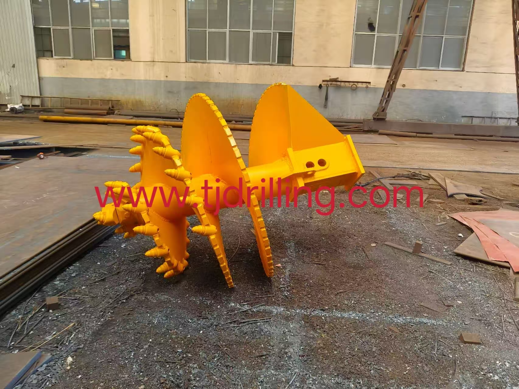 1200mm bored pile progessive auger with casted kelly box for